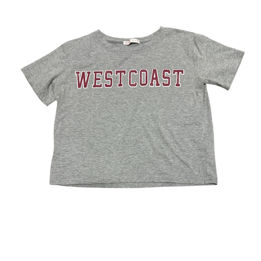ROMWE Gray West Coast Tee for Kids